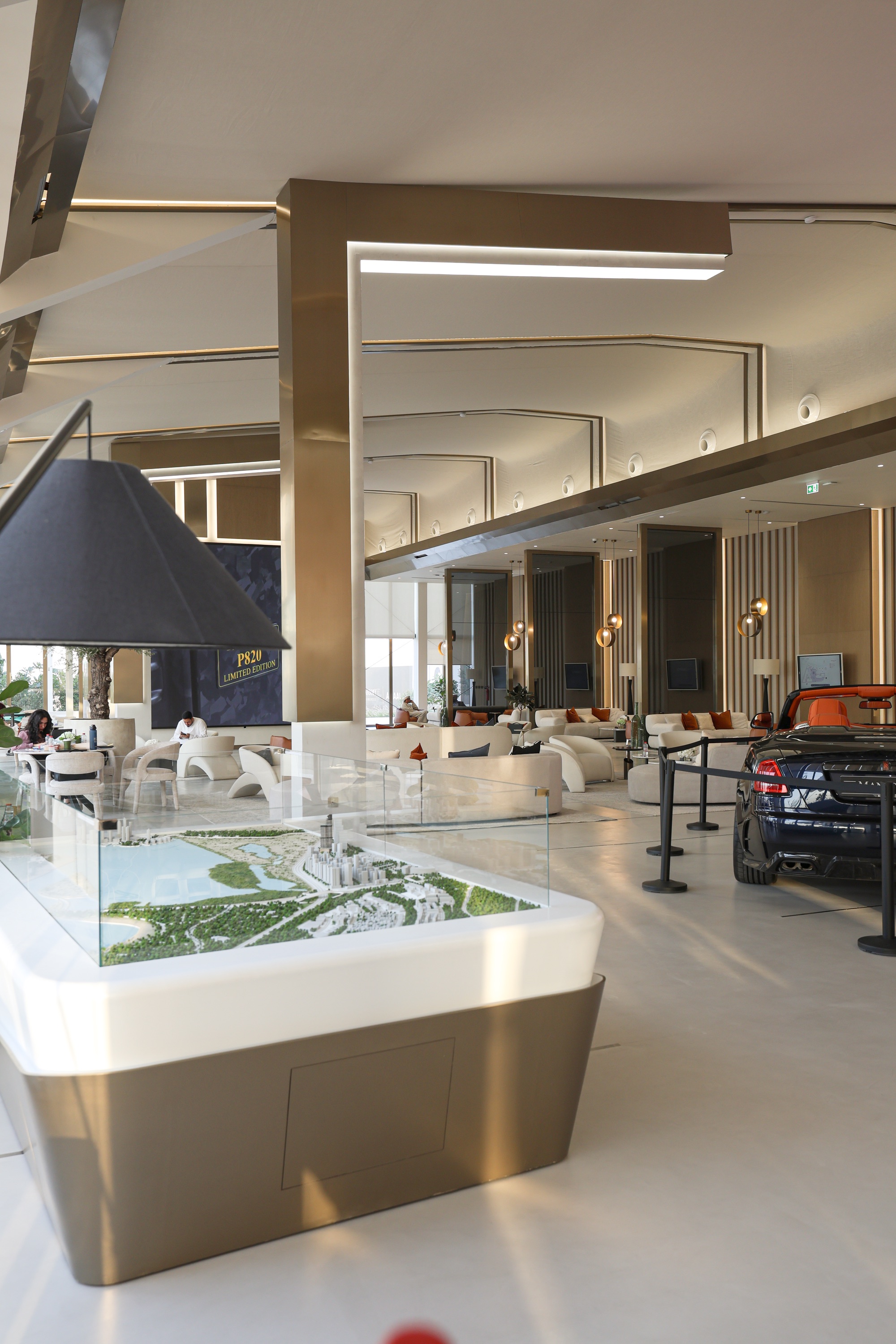 MANSORY Residences sales centre interior.